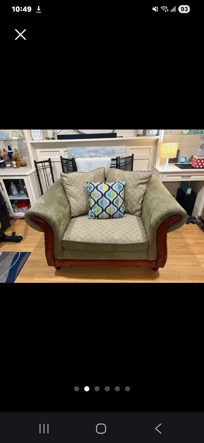 Sofa Set - Sage Green - photo 3