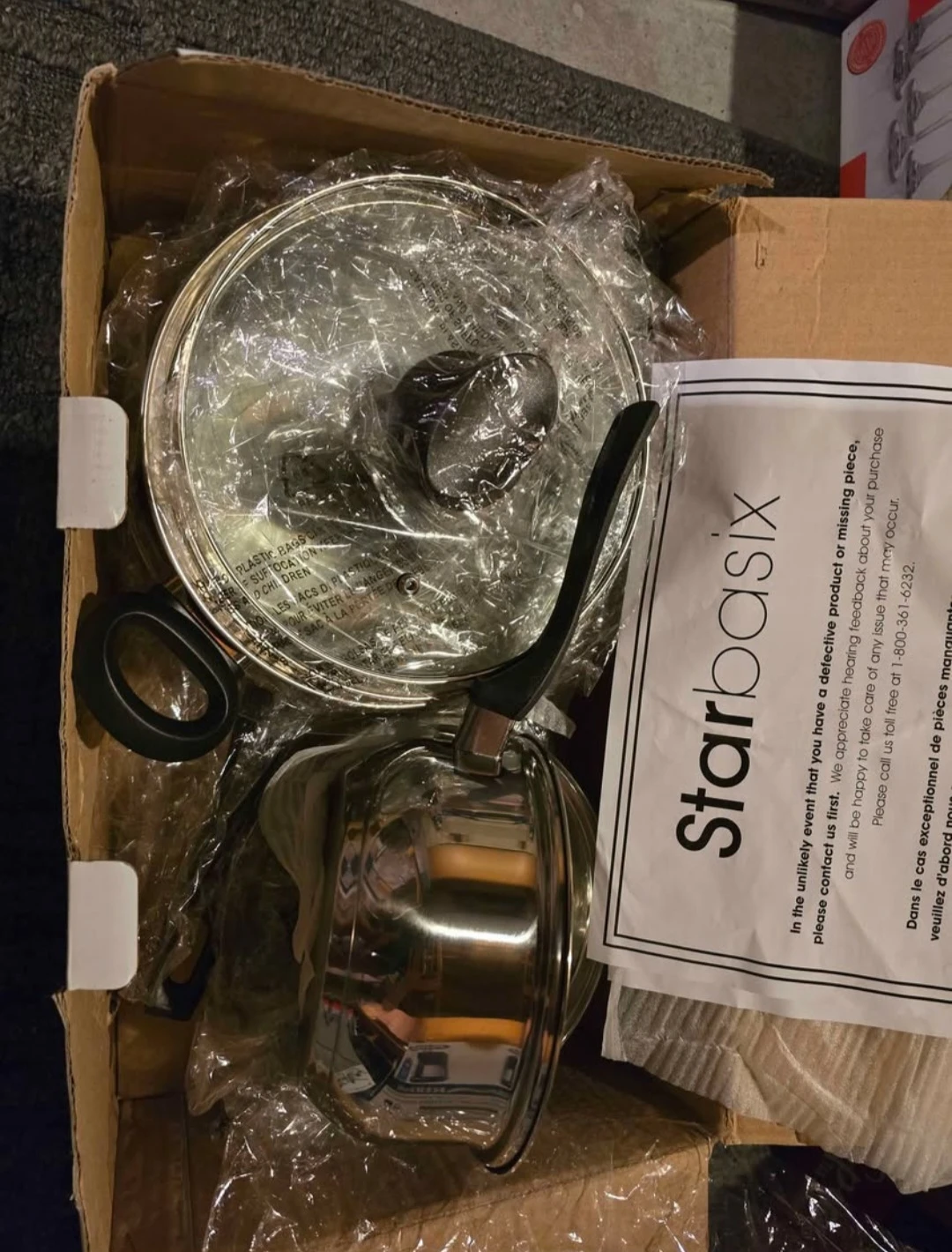 Starbasix 8-Piece Stainless Steel Cookware Set - photo 3