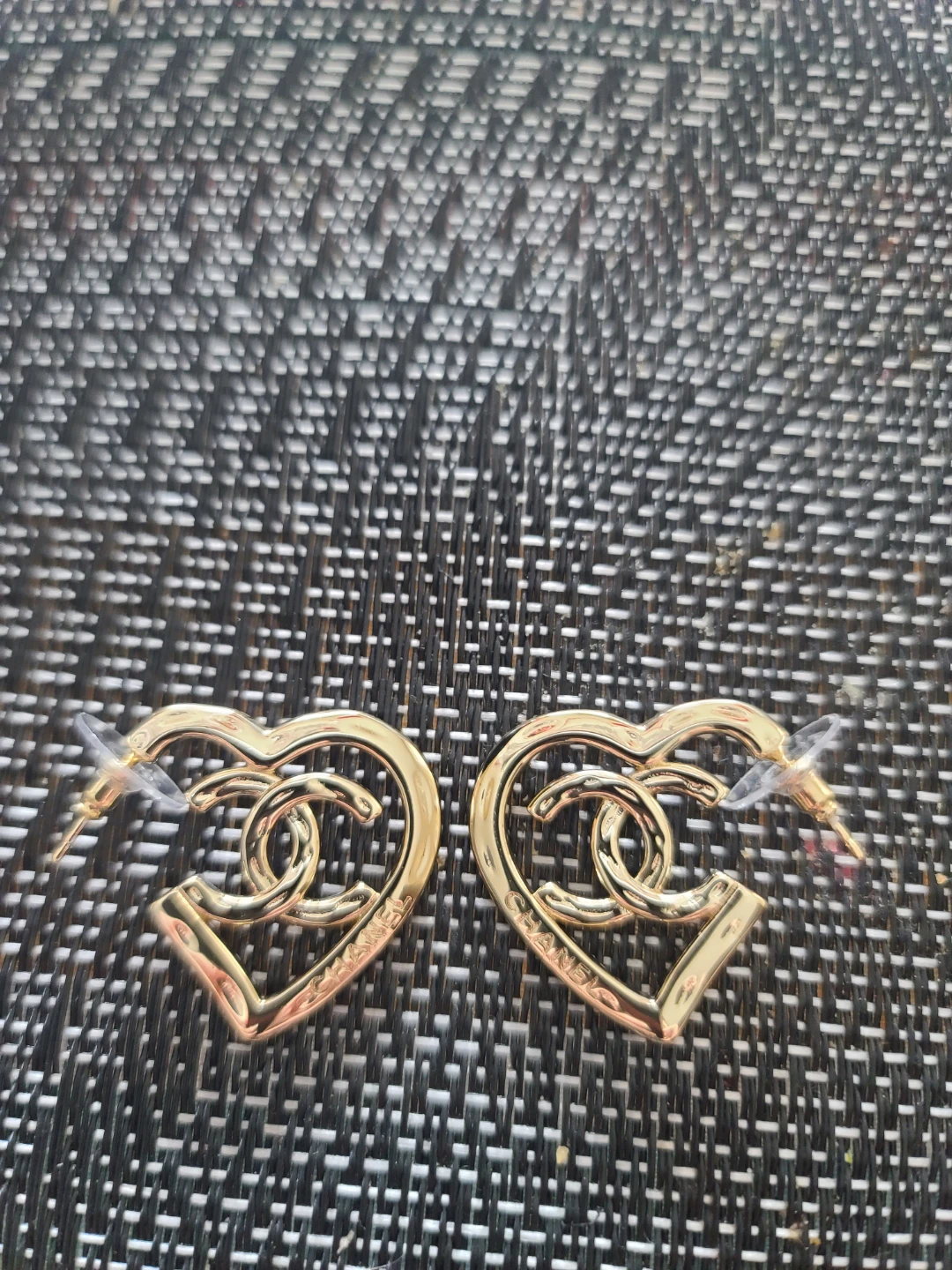 Chanel Heart Earrings