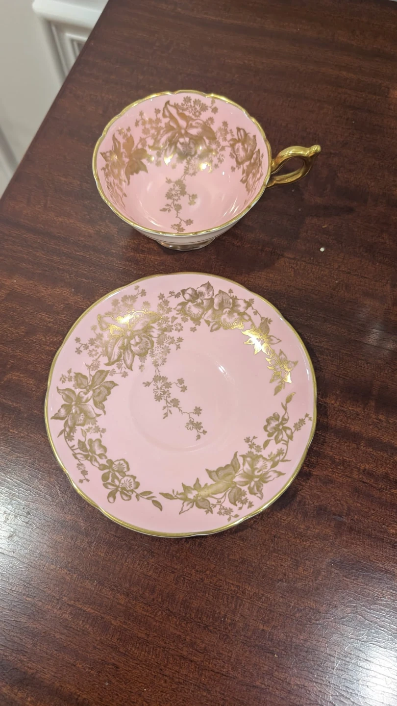 Coalport Bone China Tea Cup and Saucer - photo 3