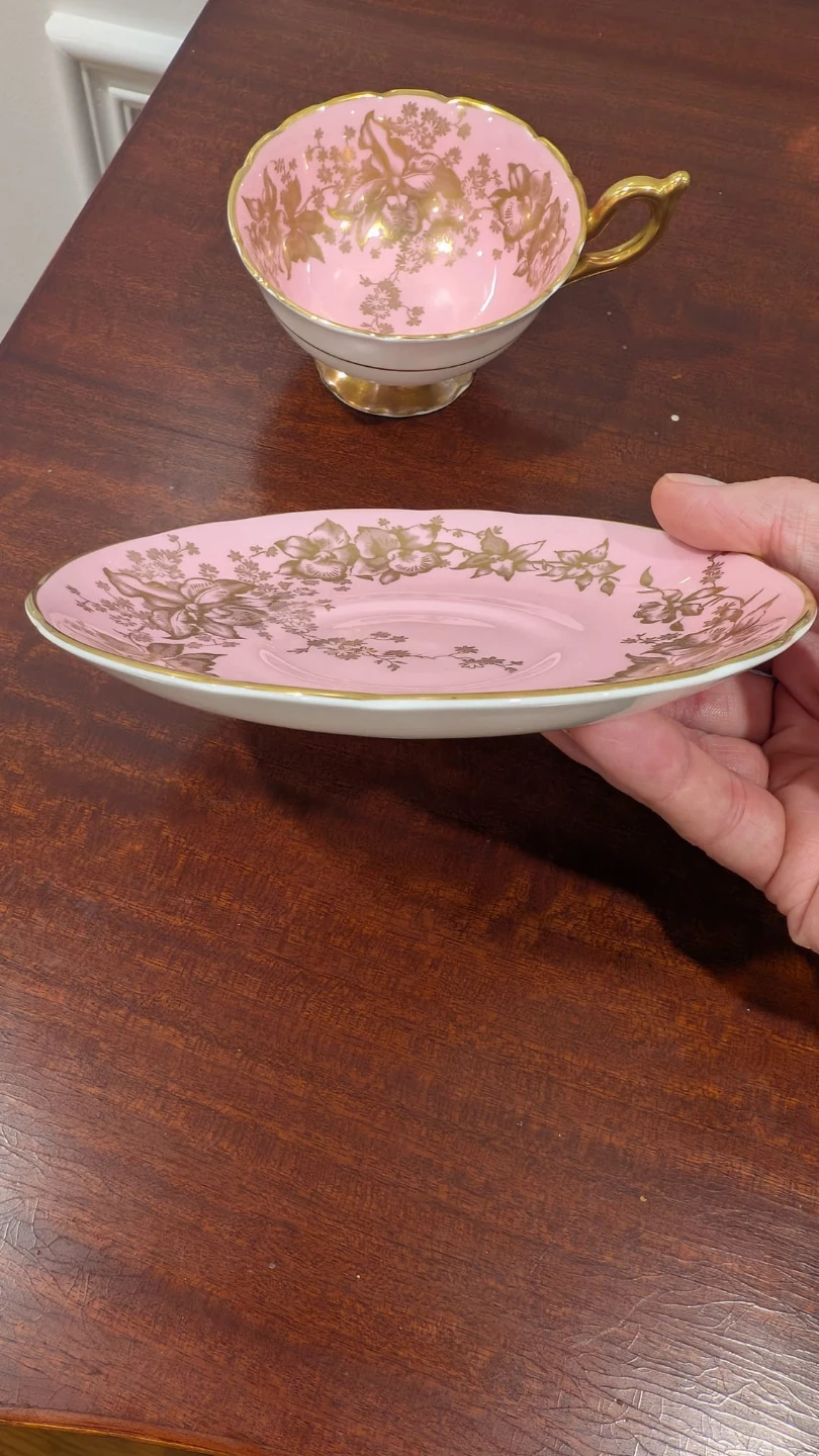 Coalport Bone China Tea Cup and Saucer - photo 4