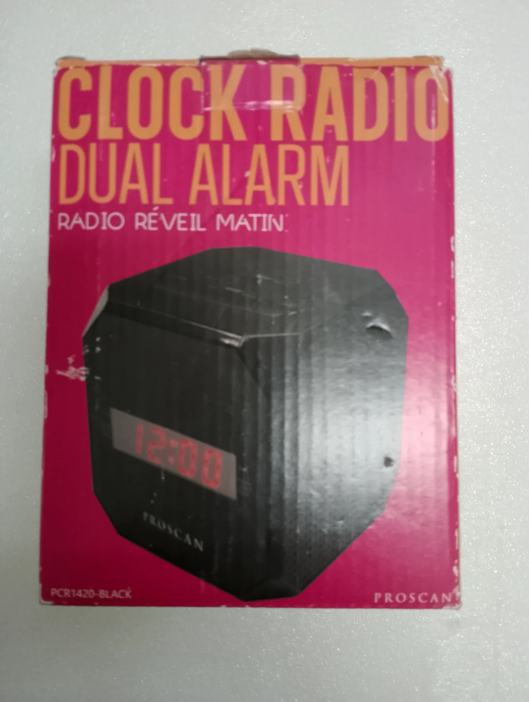 BNIB!!! Proscan Clock Radio Dual Alarm