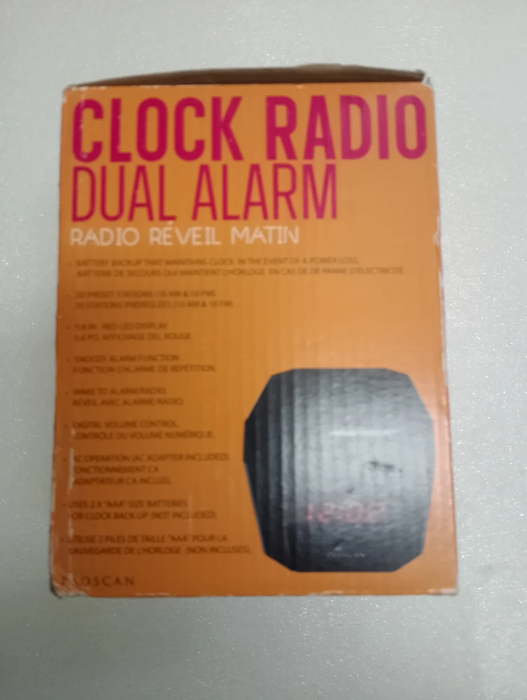 BNIB!!! Proscan Clock Radio Dual Alarm - photo 2