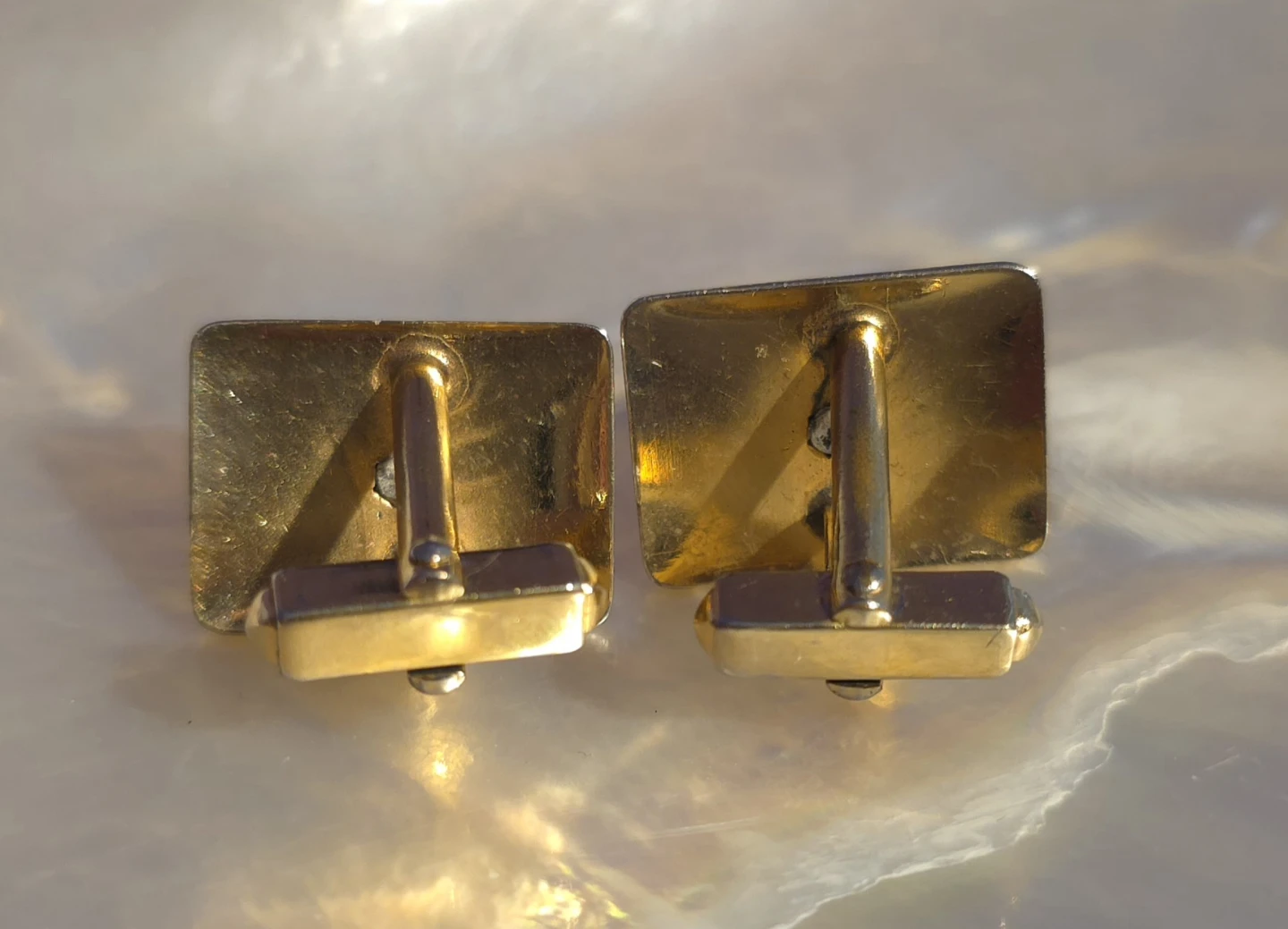 Vintage 1950's See No Evil Monkeys Cufflinks - photo 3