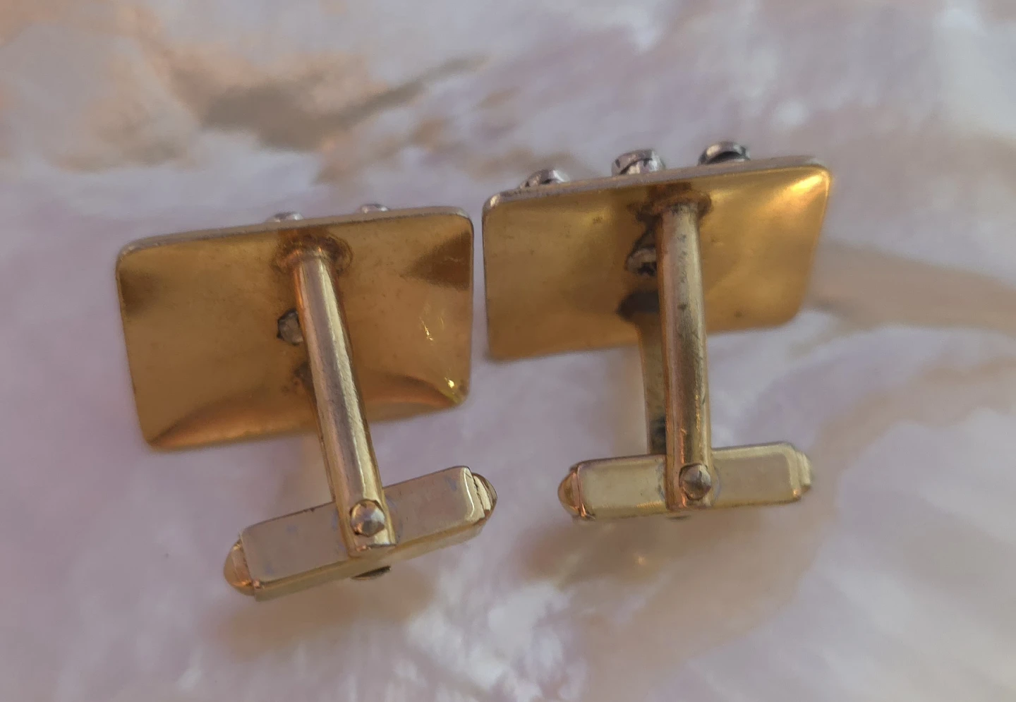 Vintage 1950's See No Evil Monkeys Cufflinks - photo 4