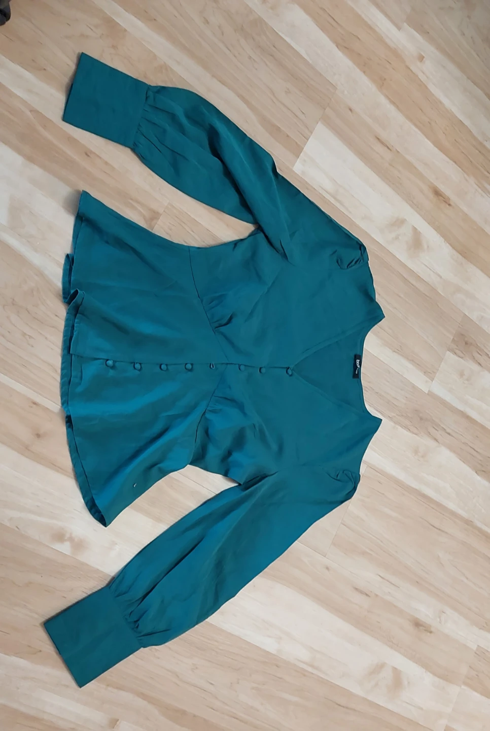 Brand new Teal Button-Up Blouse free