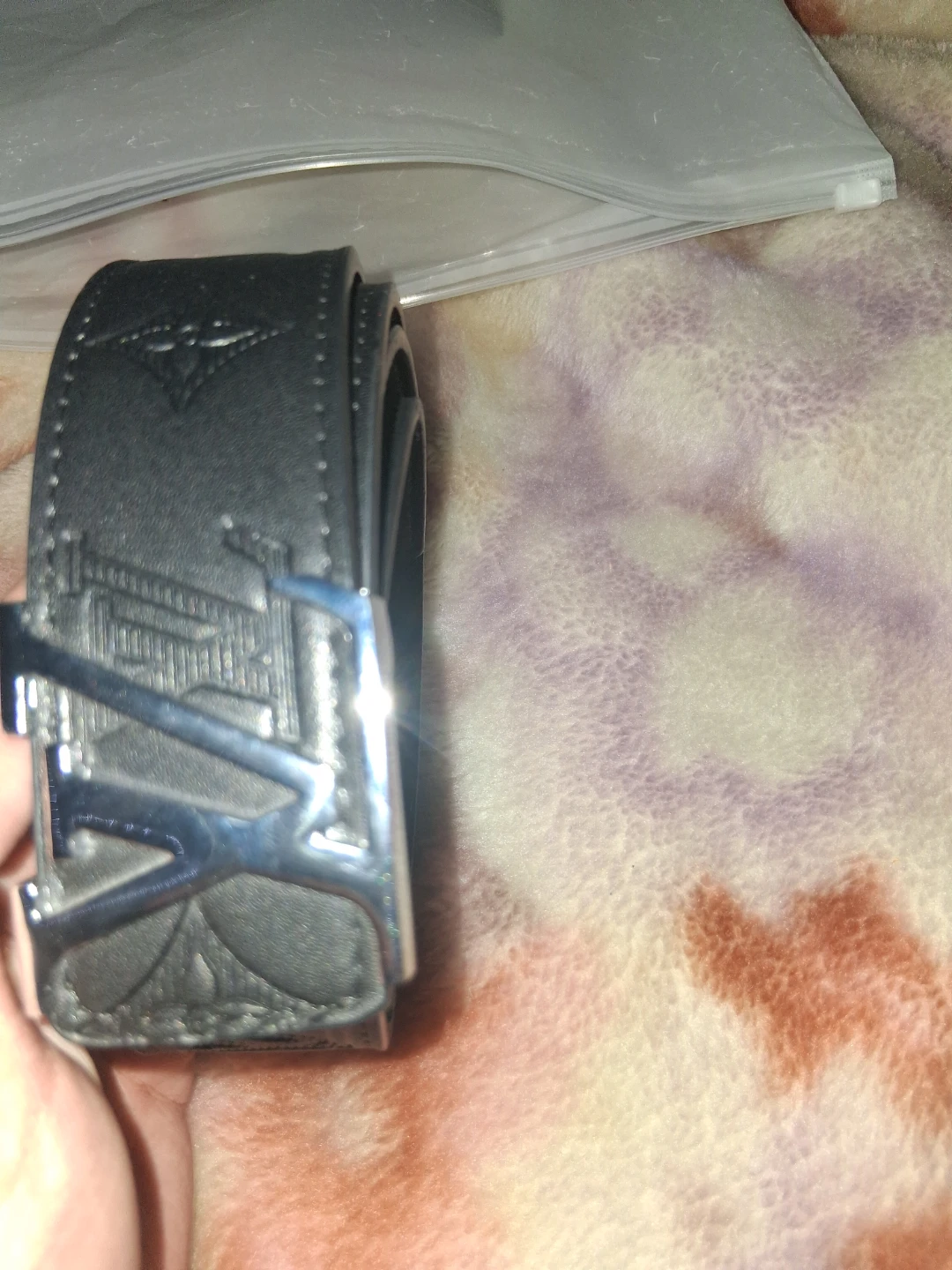 Louis Vuitton Black Leather Belt - photo 2