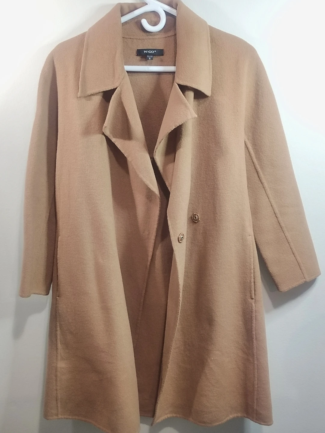 W-GO Women's Camel Coat - Size S