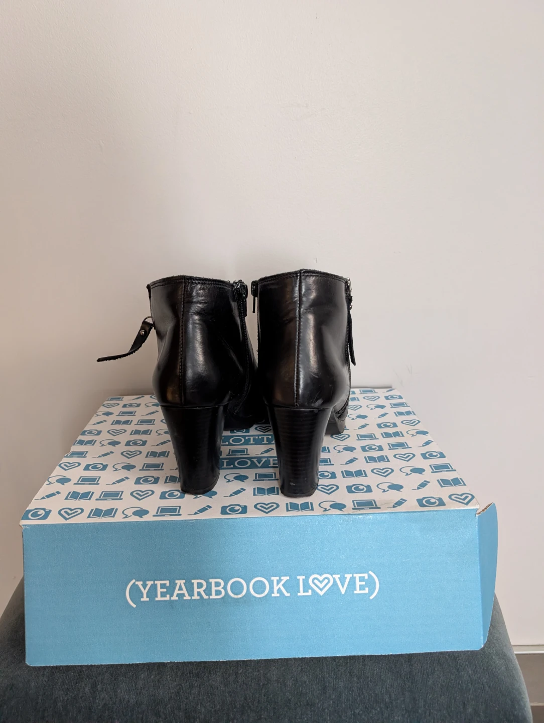 Black Leather Ankle Boots - photo 3