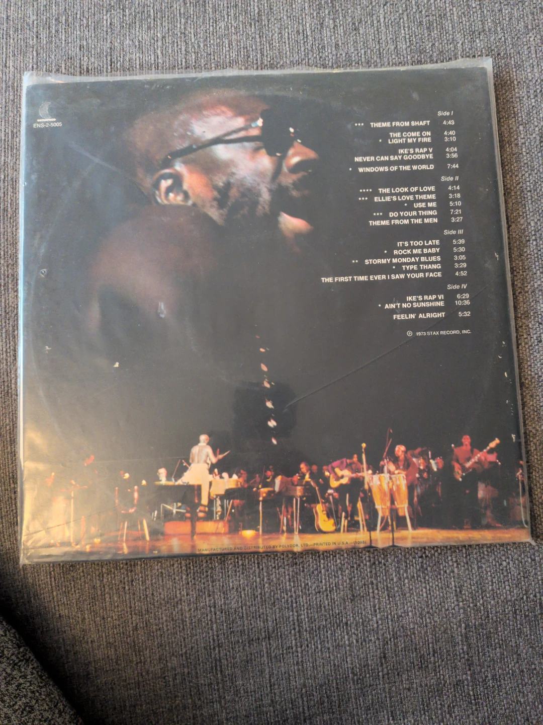 Isaac Hayes - Live at the Sahara Tahoe Vinyl Record - photo 2