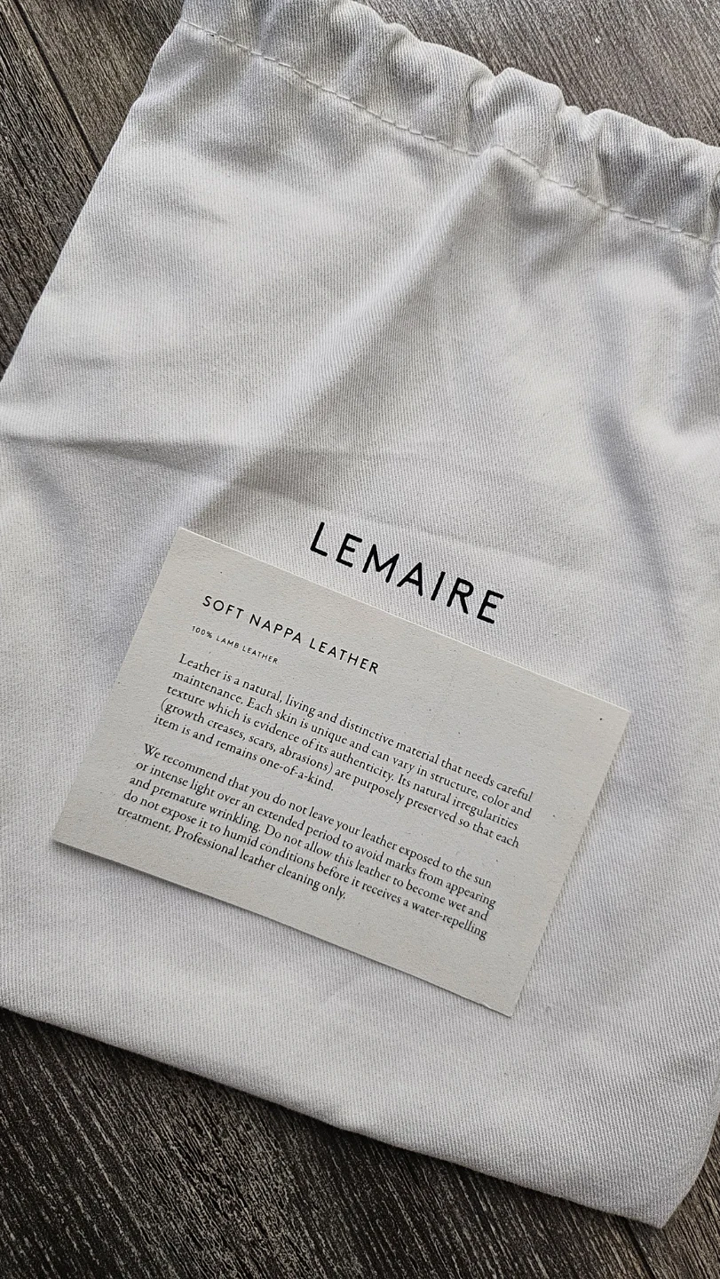 Lemaire Black A5 Folder Pouch - photo 3