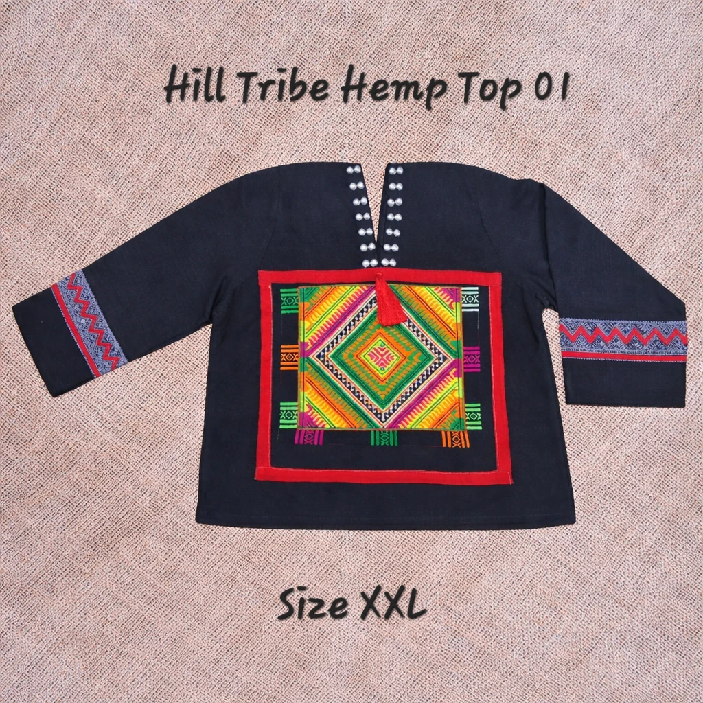 Hill Tribe Hemp Top - Size XXL - photo 2