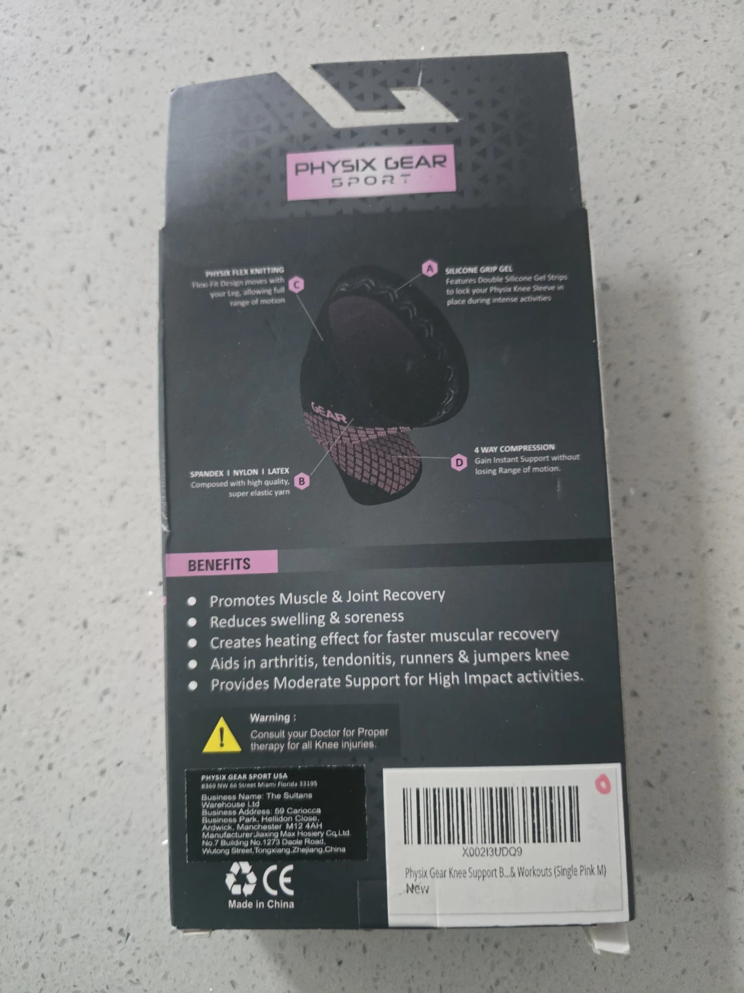Medium- New Physix Gear Sport Knee Compression S - photo 4