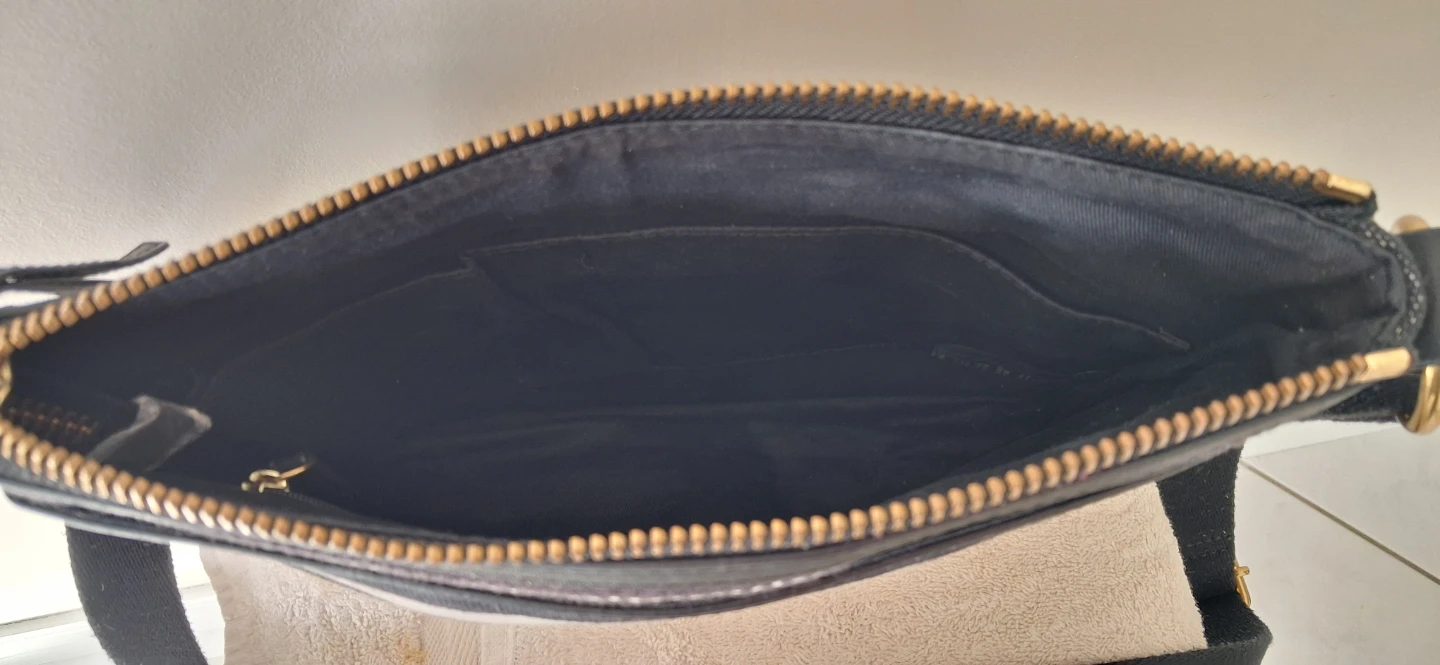 Fossil Striped Canvas Crossbody Bag - photo 4