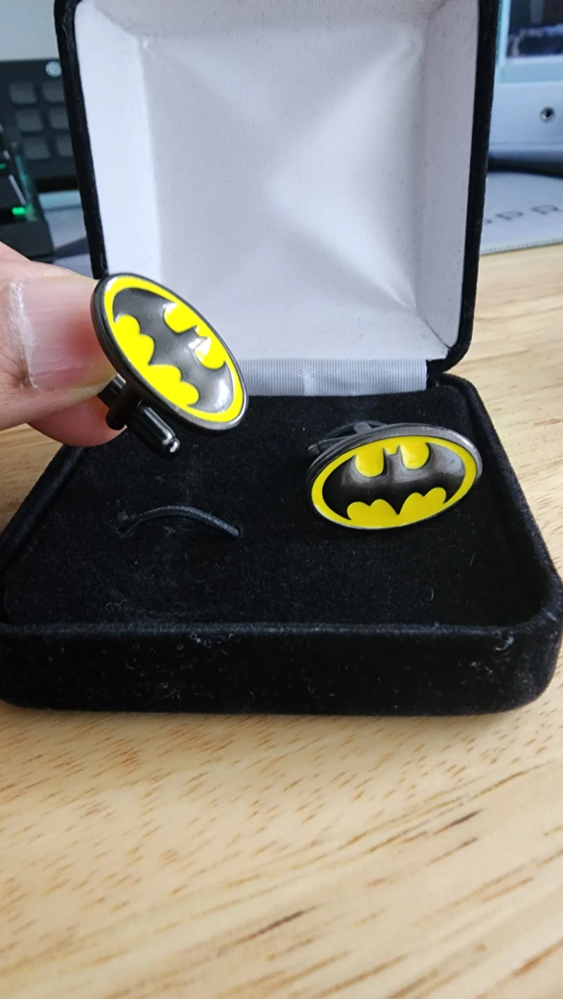 Official DC Comics Batman Cufflinks with Box - photo 2