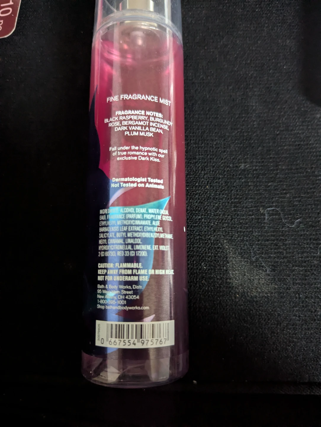 Fragrance Mist "Dark Kiss" From Bath & Body Works - photo 2