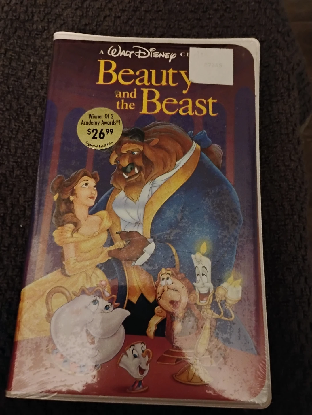 NEW!! SEALED! DISNEY'S BEAUTY AND THE BEAST, VHS, 1992.