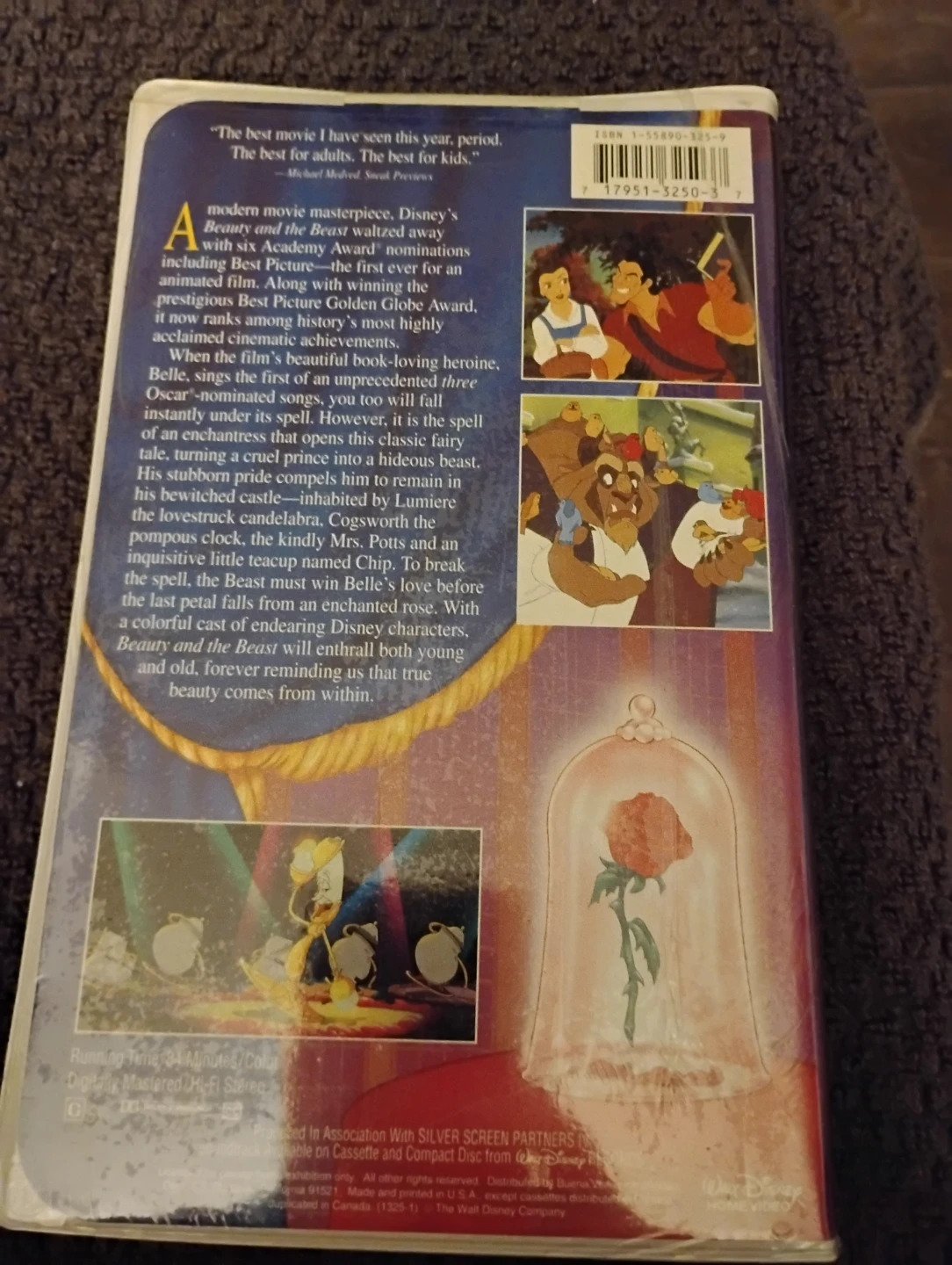 NEW!! SEALED! DISNEY'S BEAUTY AND THE BEAST, VHS, 1992. - photo 2