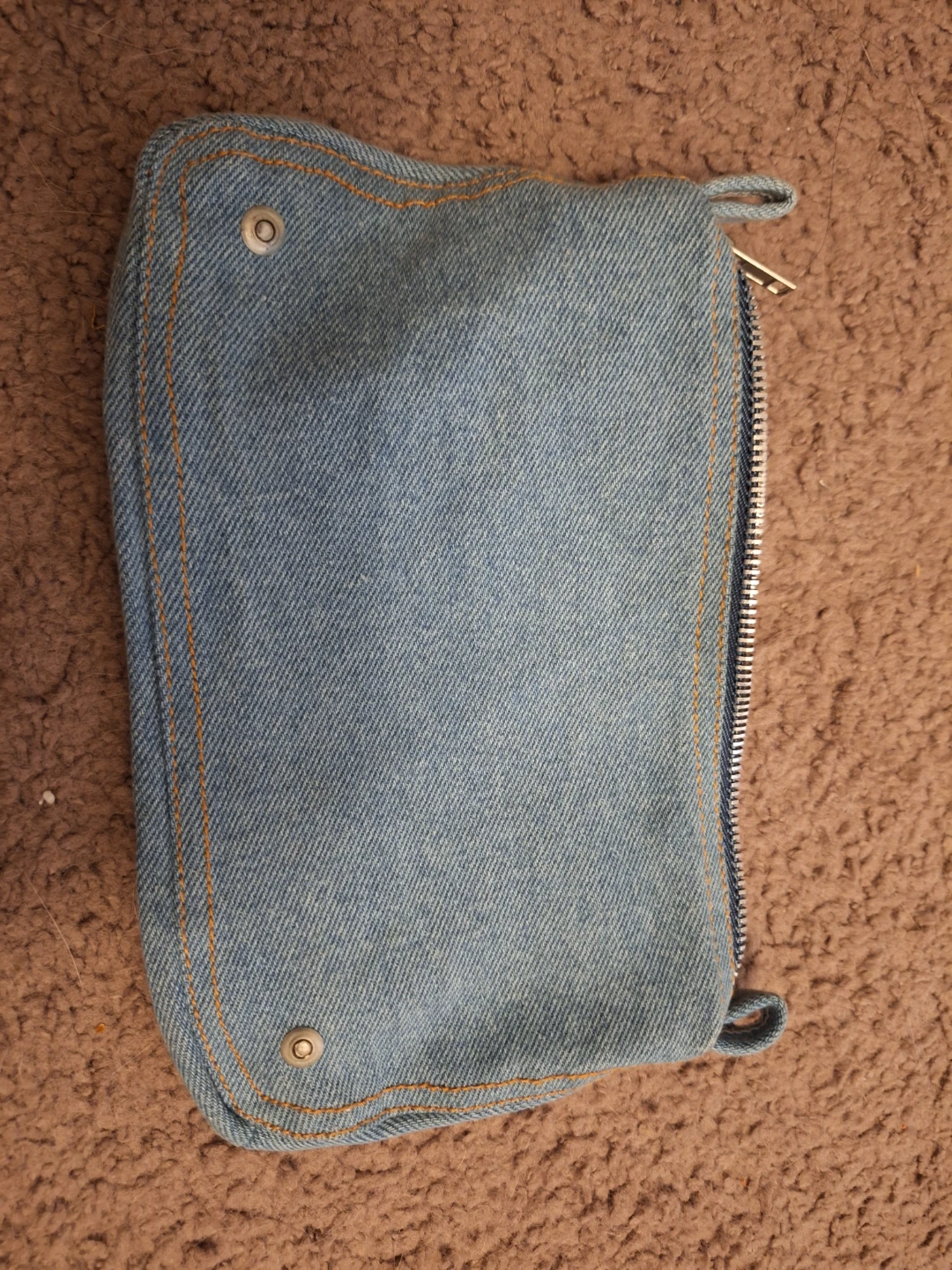 Denim Zipper Pouch