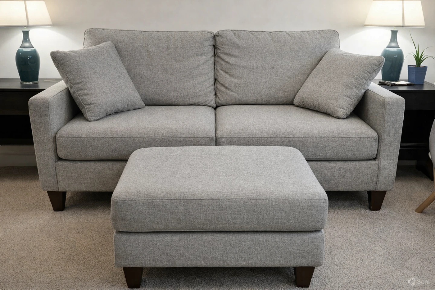 Modern Grey 3-Seater Sofa – **Great Condition**