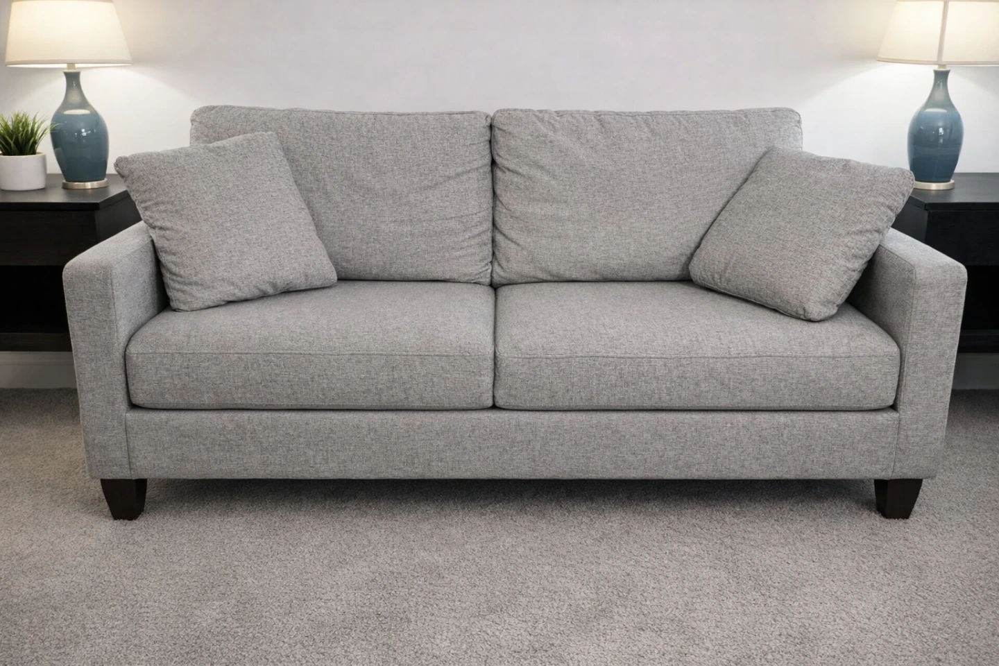 Modern Grey 3-Seater Sofa – **Great Condition** - photo 2