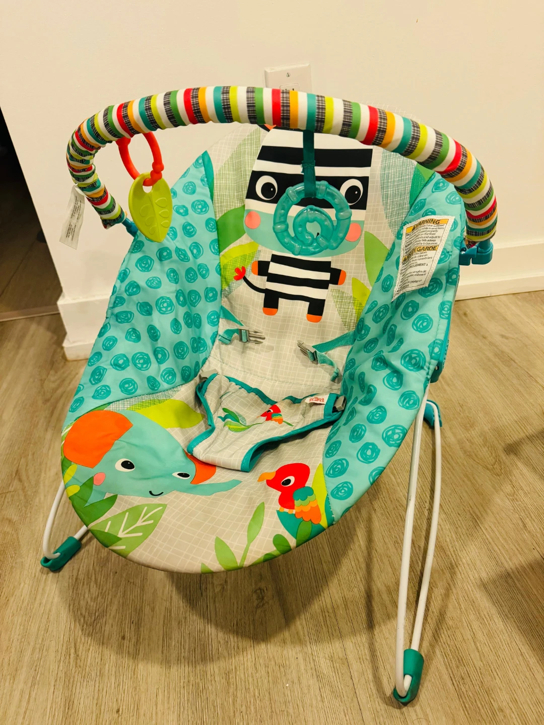 Bright Starts "Zebra Stripes" Baby Bouncer