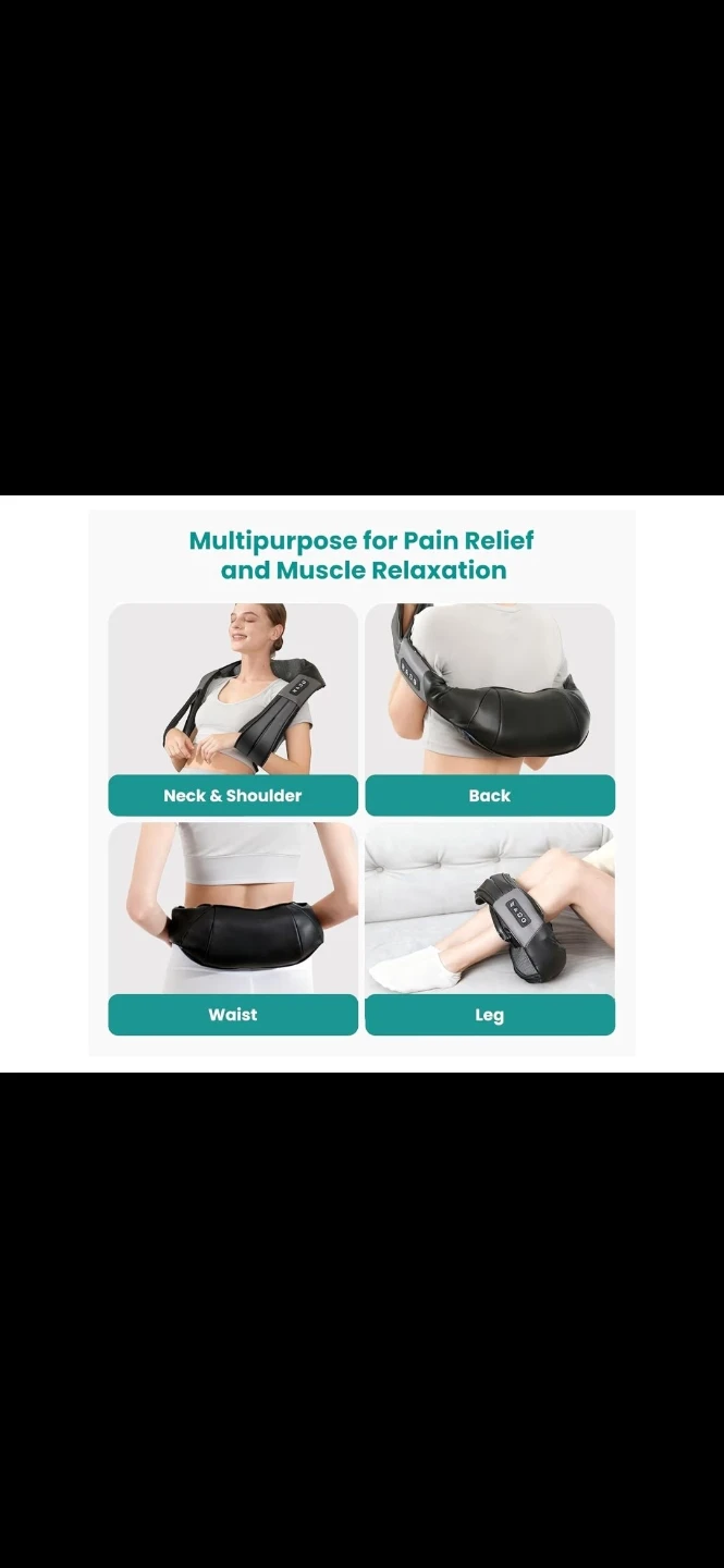 Shiatsu Neck Massager with Heat - photo 2