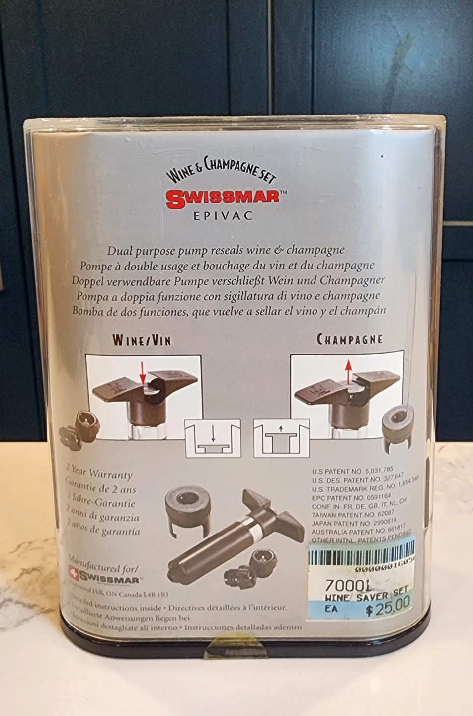 Swissmar EpiVac Wine & Champagne Sealer Set - photo 3