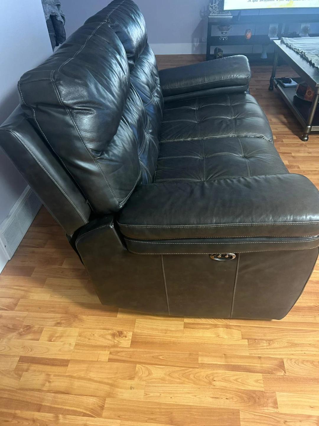 2 for 400 Black Leather Reclining Sofas - photo 3