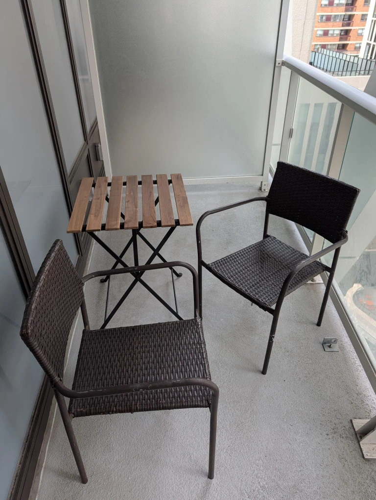 Balcony Table and Chairs - Patio Set
