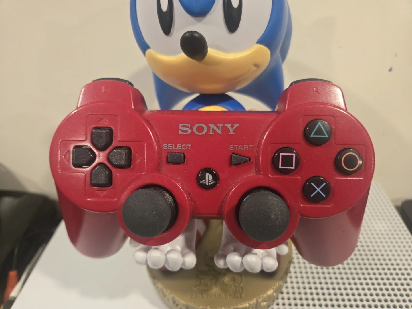 Red ps3 controller