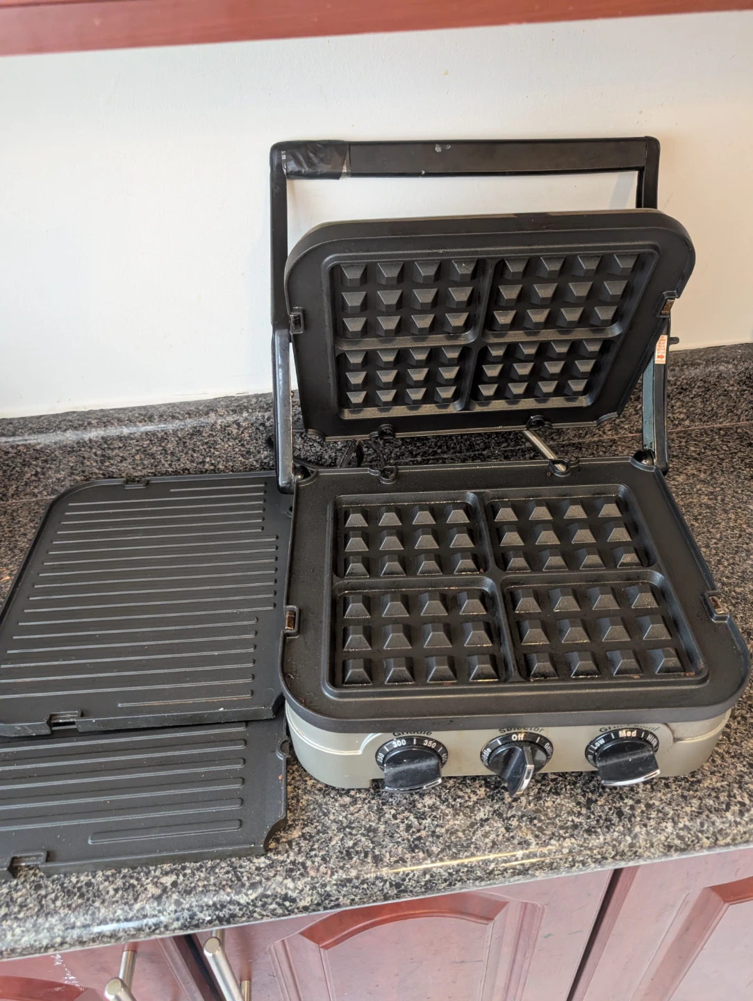 Cuisinart 5-IN-1 Stainless Steel Grill, Griddle , Waffle maker - photo 2