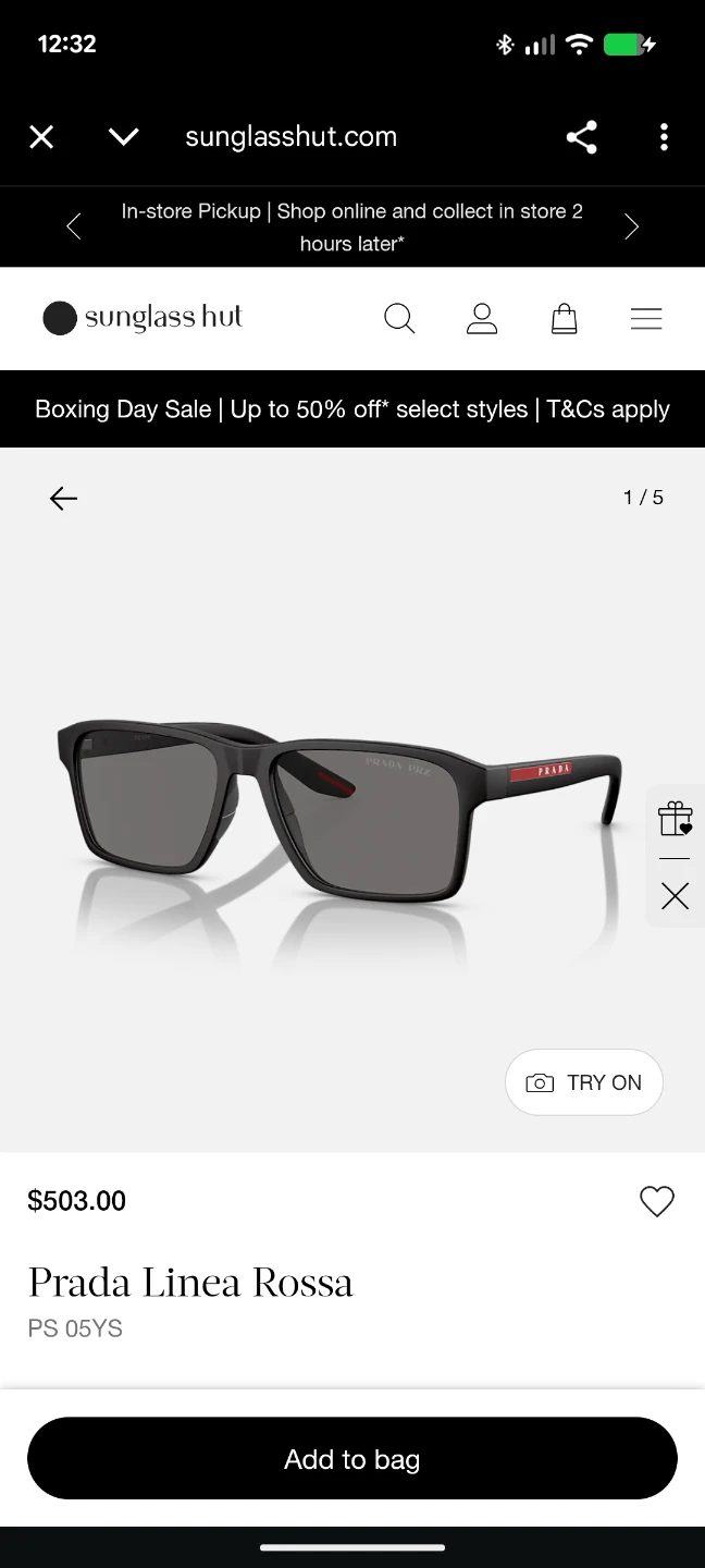 Prada Linea Rossa PS 05YS Sunglasses - photo 3