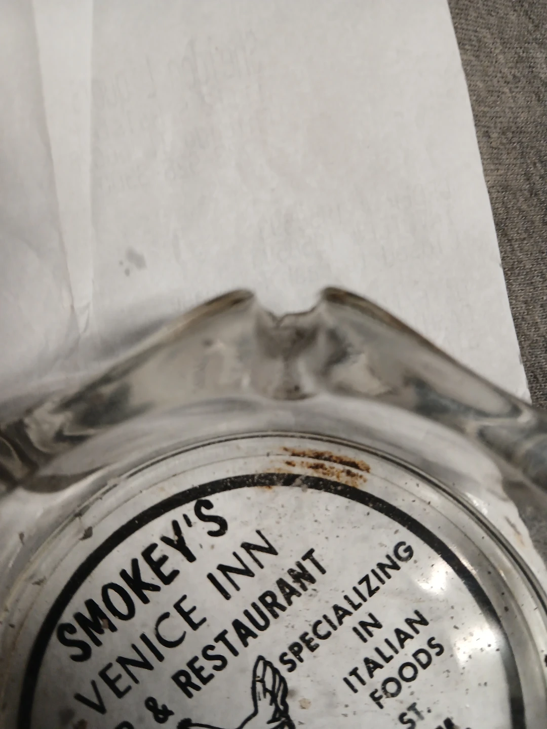 Chicago's Smokey's Venice Inn Ashtray - photo 2