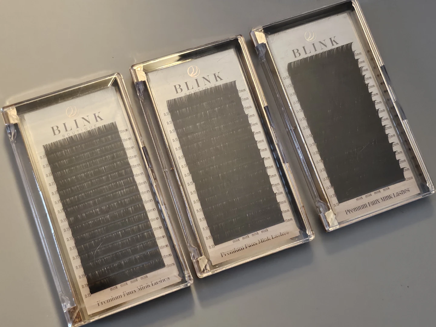 3 trays Blink Premium Faux Mink Lashes