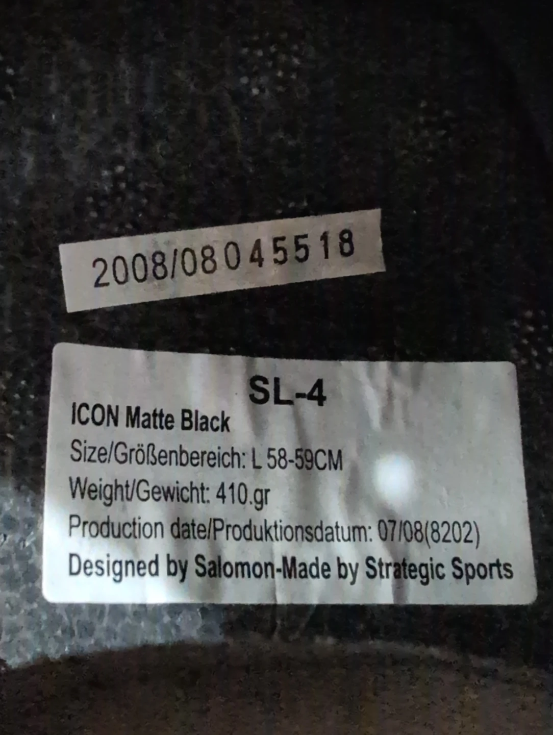 ICON Matte Black Ski/Snowboard Helmet - Size L 🥕 - photo 5