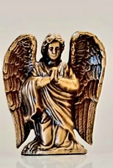 Vtg.Bronze Angel Figurine
