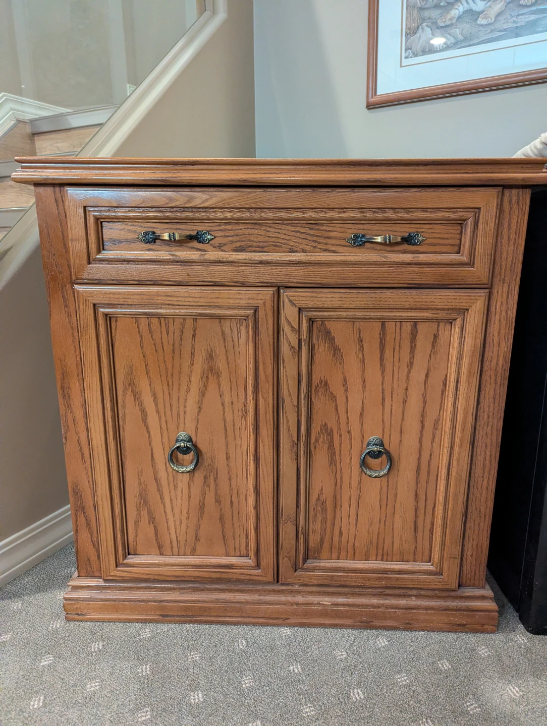 Wooden Cabinet with Storage