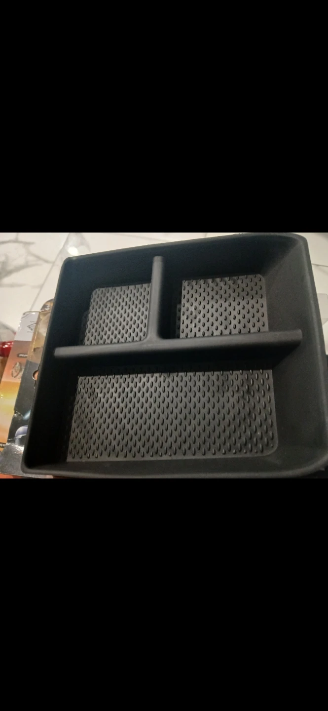 Black Car Center Console Organizer Tray