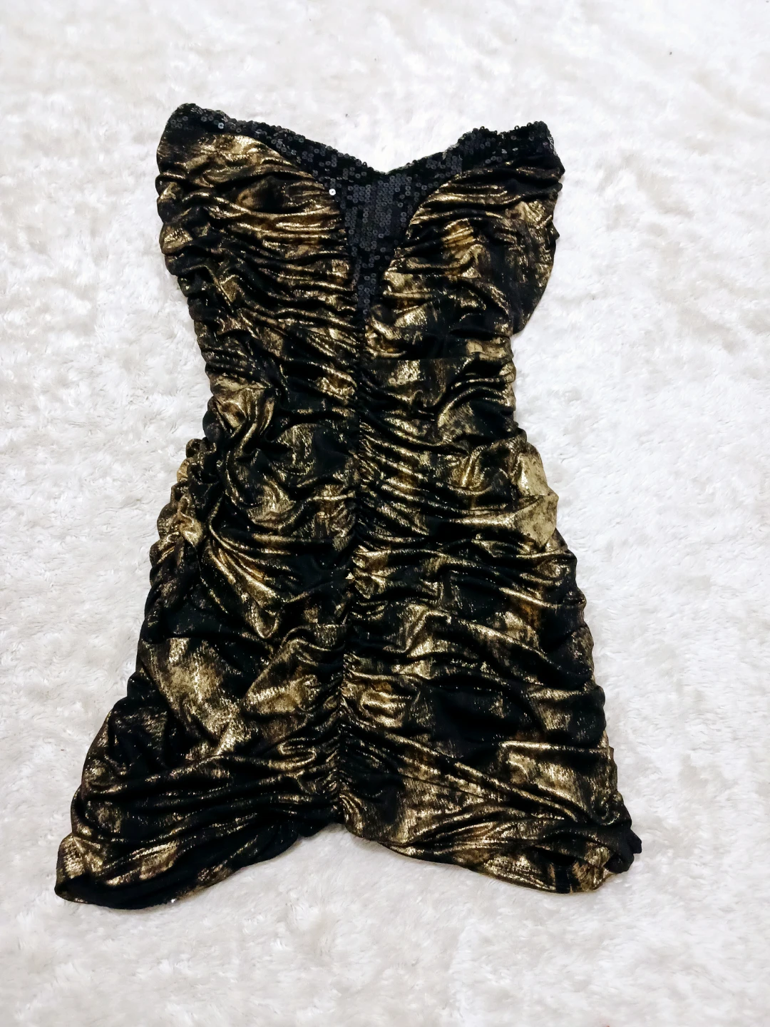 Gold and Black Party Dress - photo 2