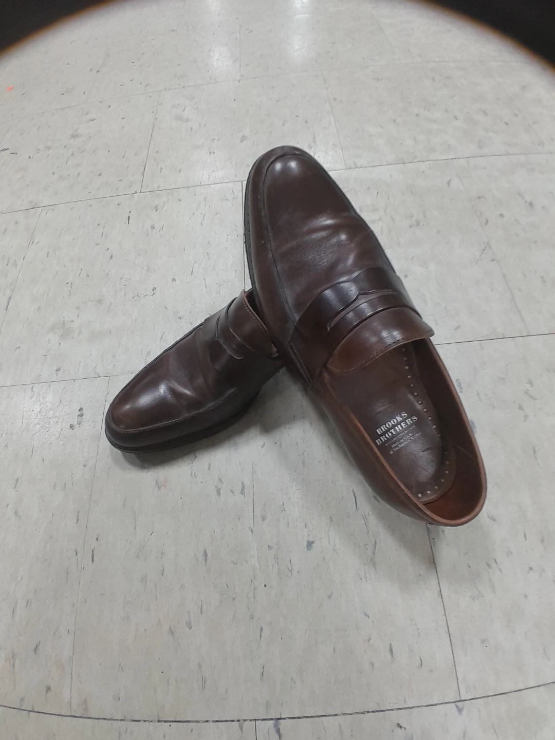 Brooks Brothers Brown Leather Loafers Size 10.5 - photo 5