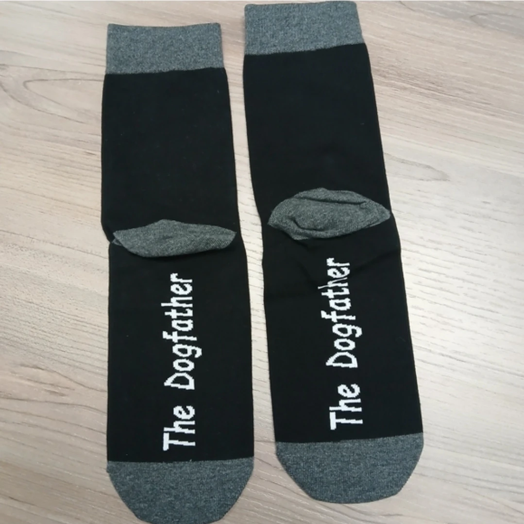 🆕️ The dogfather men's socks - giftable, new! - photo 5