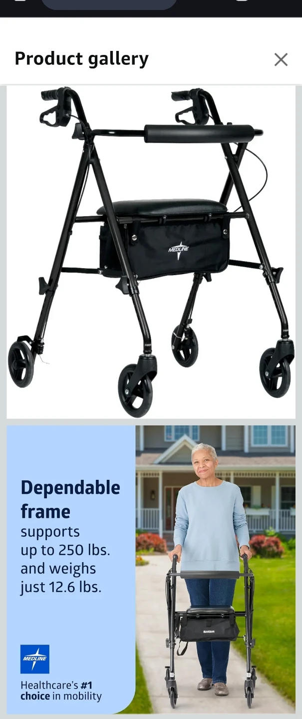 Medline Rollator Walker- NEW - photo 3