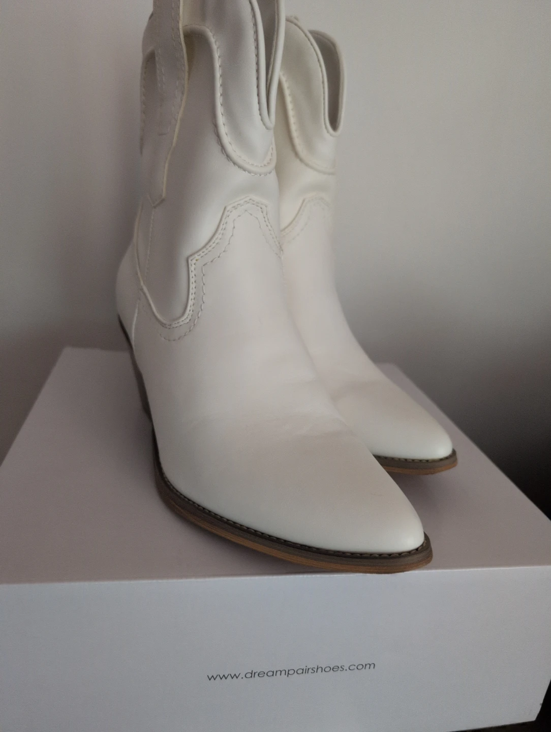Dream Pairs White Cowboy Boots - photo 2