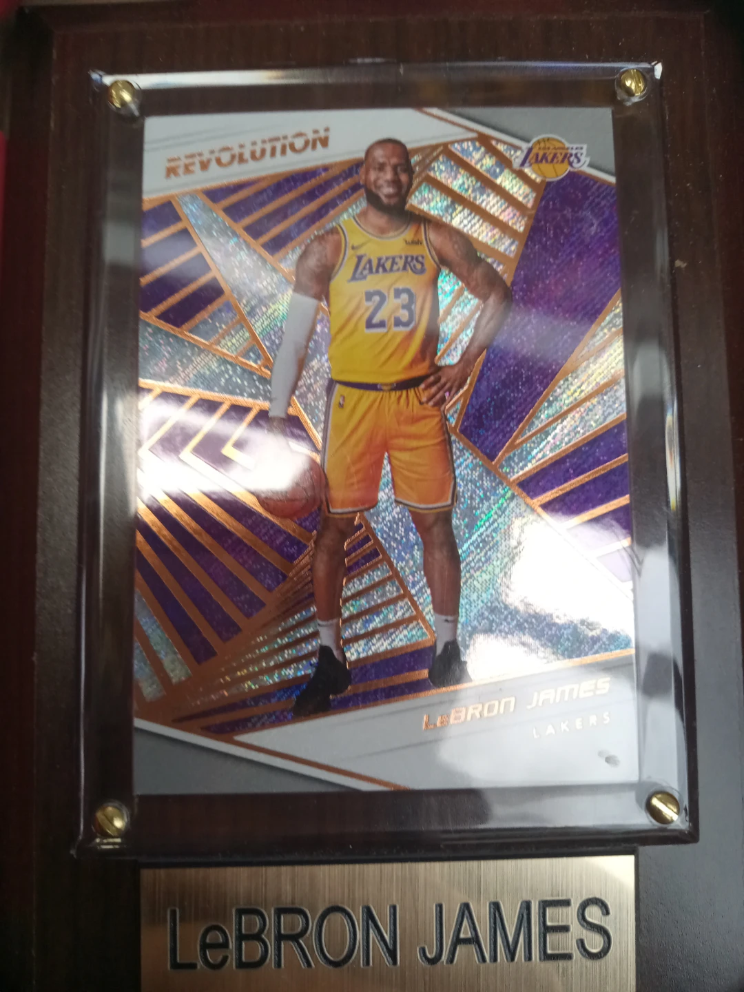 LeBron James Lakers Revolution Basketball Card