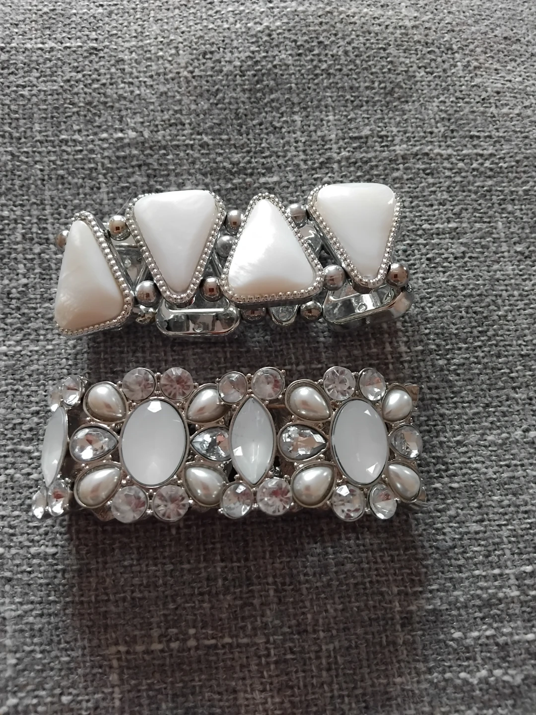 Three natural stone Beaded Bracelets