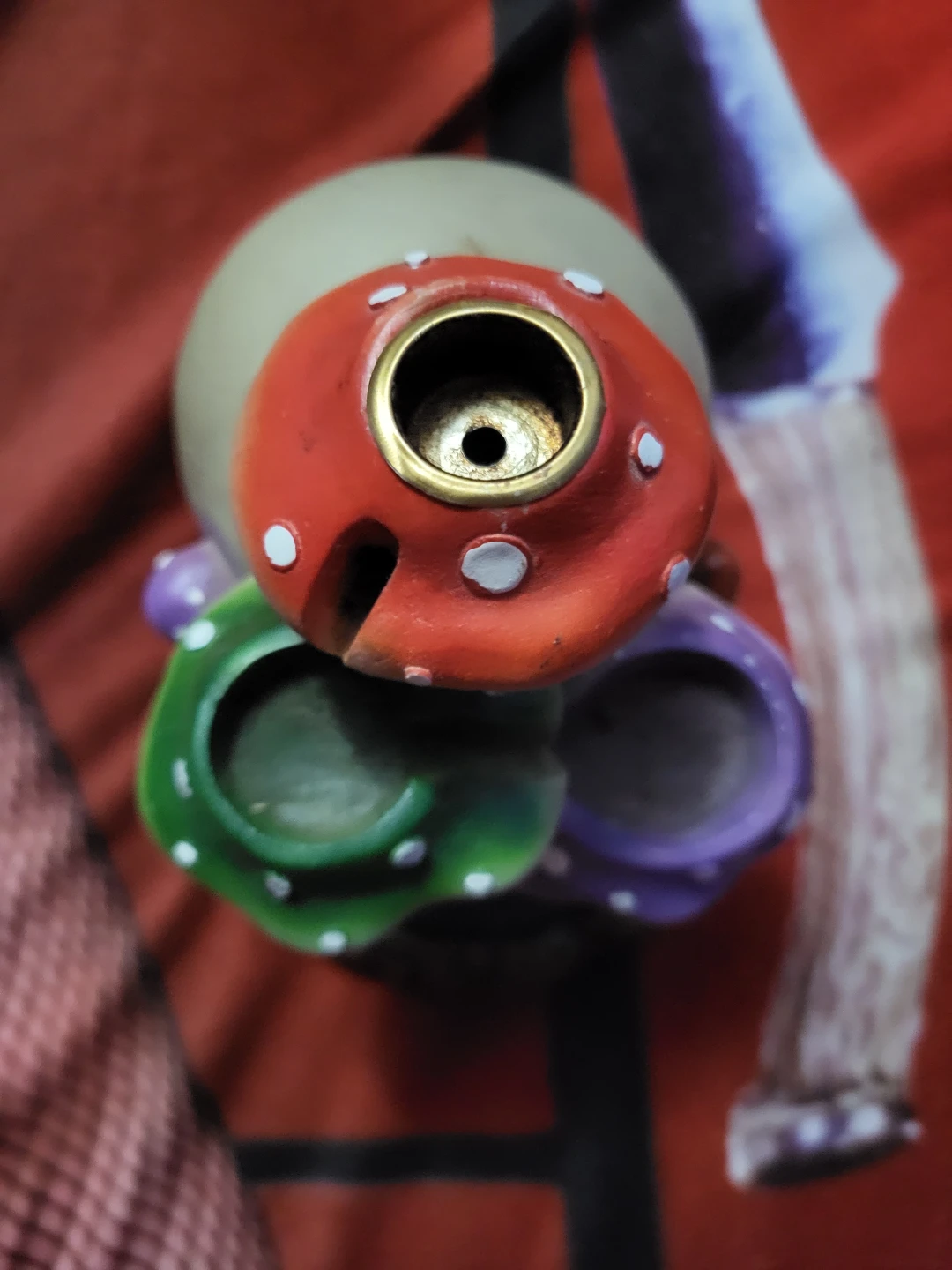 Mushroom skull backflow incense - photo 2