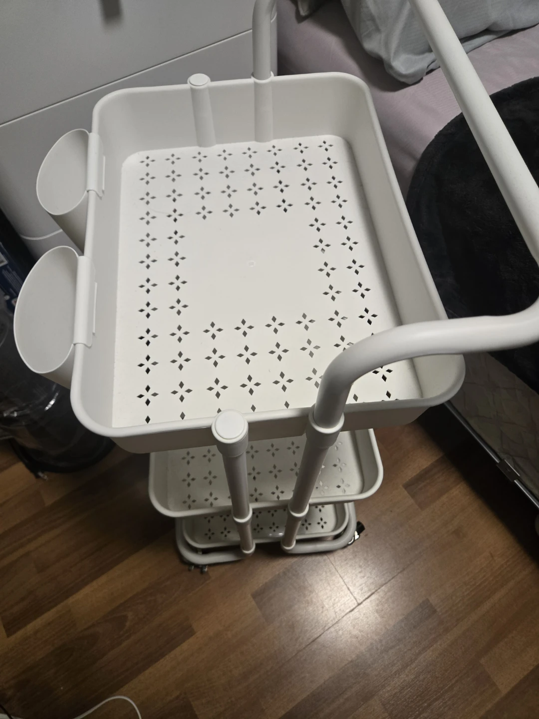 3-tier White Trolley + Free Makeup Mirror 🥕 - photo 3