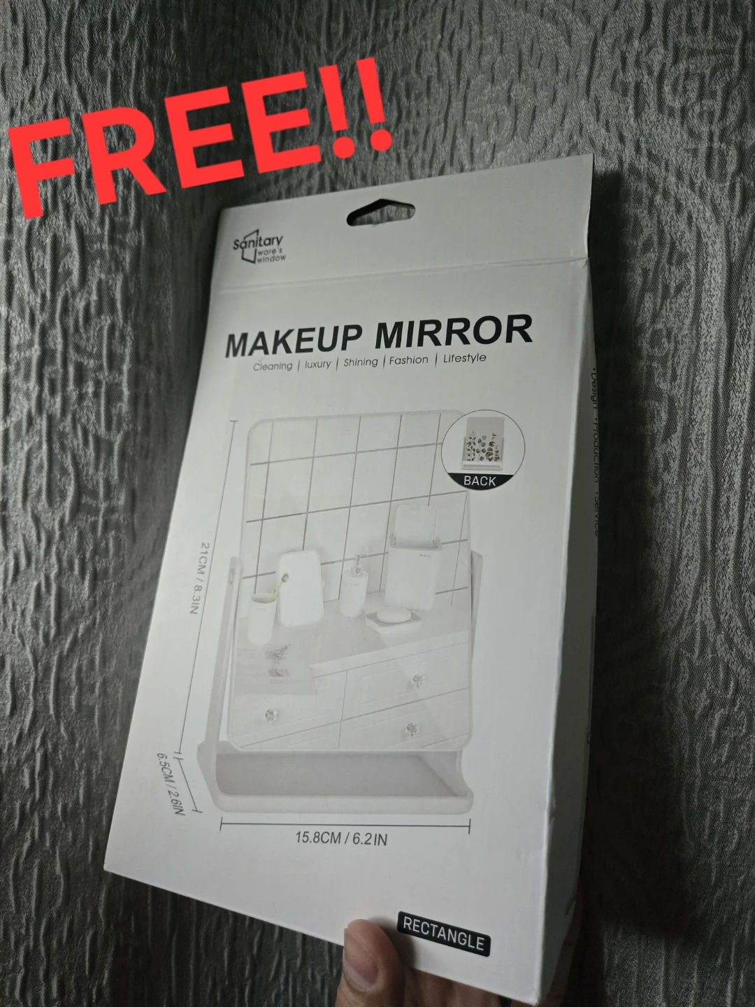 3-tier White Trolley + Free Makeup Mirror 🥕 - photo 5