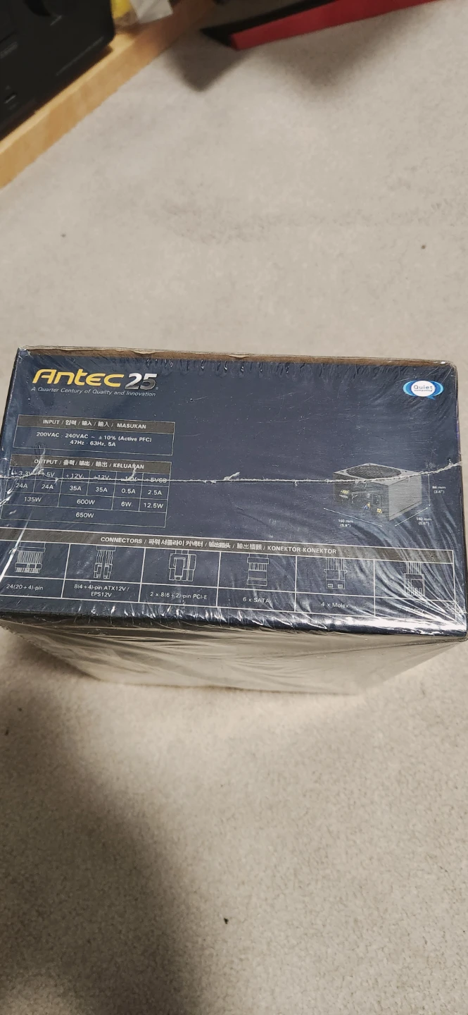 Antec VP650P 650-Watt Power Supply - photo 2